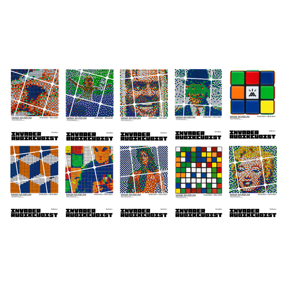 INVADER RUBIKCUBIST - Posters