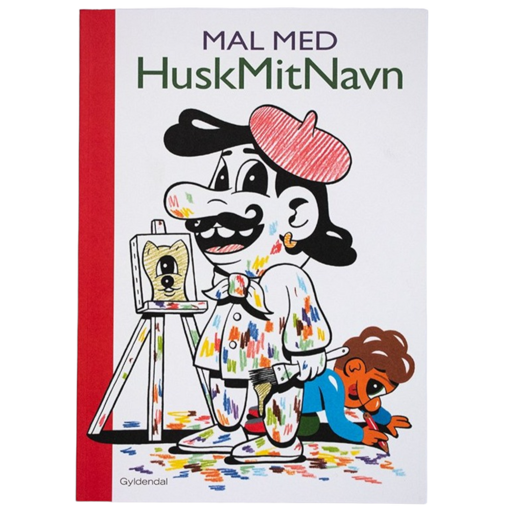 COLOURING BOOK - 'MAL MED' HUSKMITNAVN