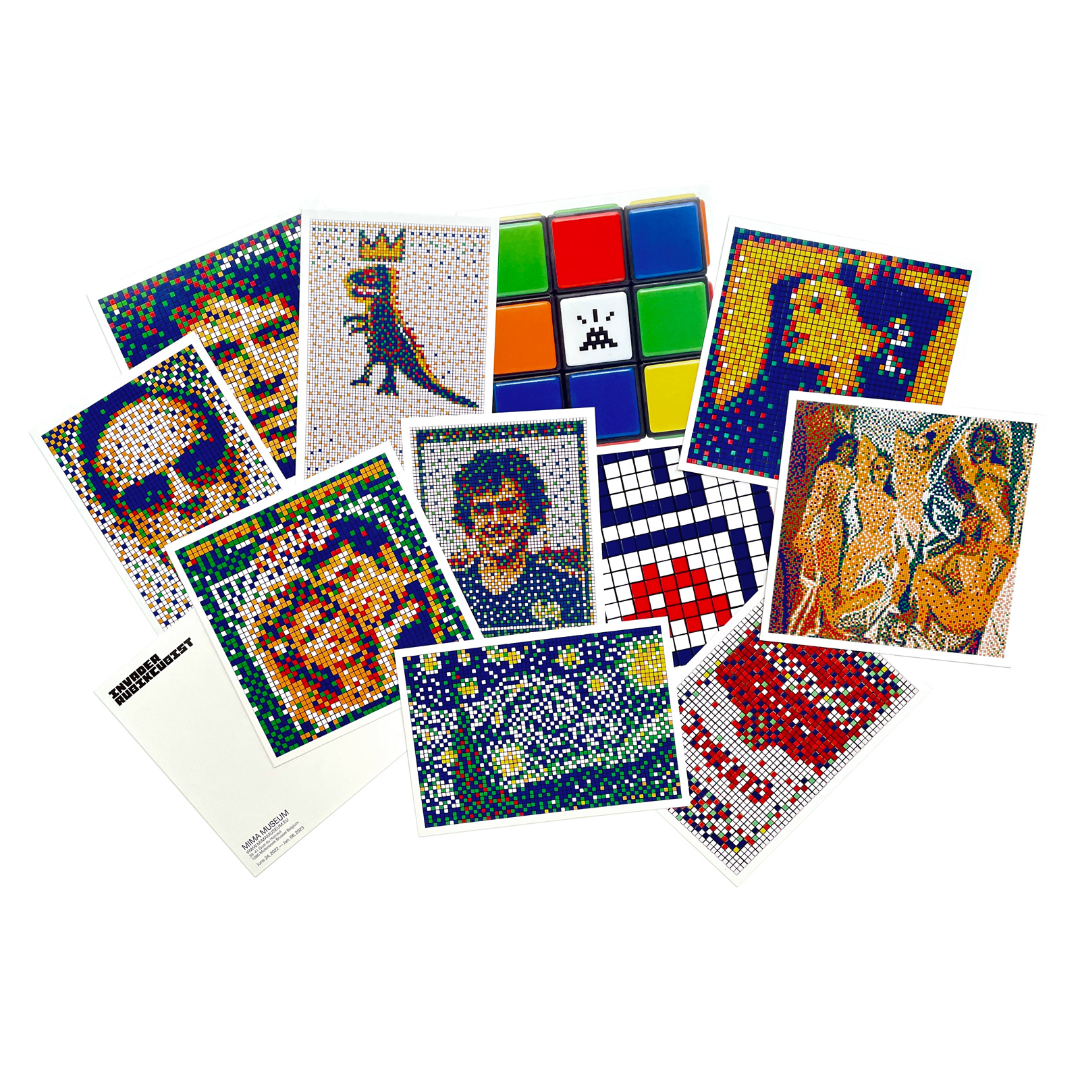 INVADER RUBIKCUBIST - Postcards